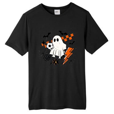 Halloween Ghost Football Football Coach Halloween Funny Gift Tall Fusion ChromaSoft Performance T-Shirt