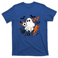 Halloween Ghost Football Football Coach Halloween Funny Gift T-Shirt