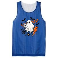 Halloween Ghost Football Football Coach Halloween Funny Gift Mesh Reversible Basketball Jersey Tank