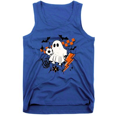 Halloween Ghost Football Football Coach Halloween Funny Gift Tank Top