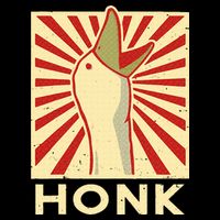 Honk goose  Funny Duck chicken meme Idea  Impact Tech Backpack