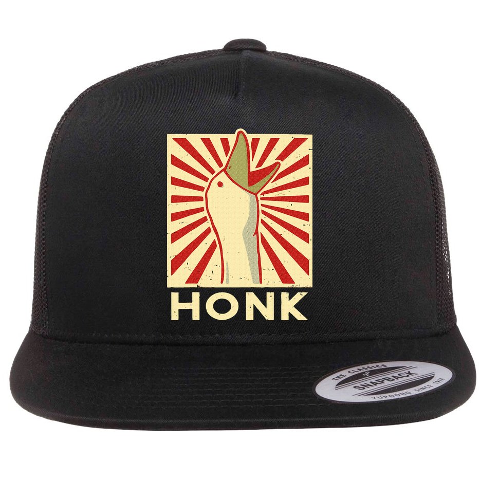Honk goose  Funny Duck chicken meme Idea  Flat Bill Trucker Hat