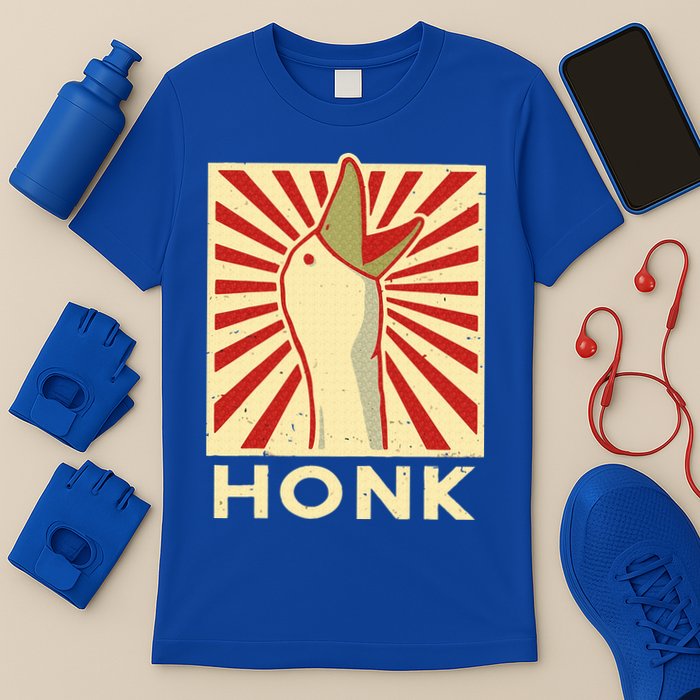 Honk goose  Funny Duck chicken meme Idea  T-Shirt