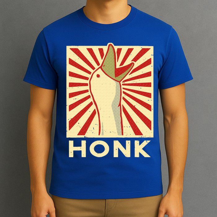 Honk goose  Funny Duck chicken meme Idea  T-Shirt