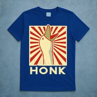 Honk goose  Funny Duck chicken meme Idea  T-Shirt