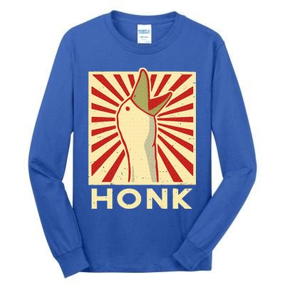 Honk goose  Funny Duck chicken meme Idea  Tall Long Sleeve T-Shirt