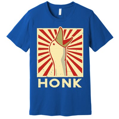Honk goose  Funny Duck chicken meme Idea  Premium T-Shirt