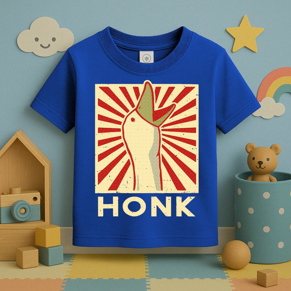 Honk goose  Funny Duck chicken meme Idea  Toddler T-Shirt