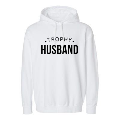 Husband Gift For Him Funny Husband Garment-Dyed Fleece Hoodie