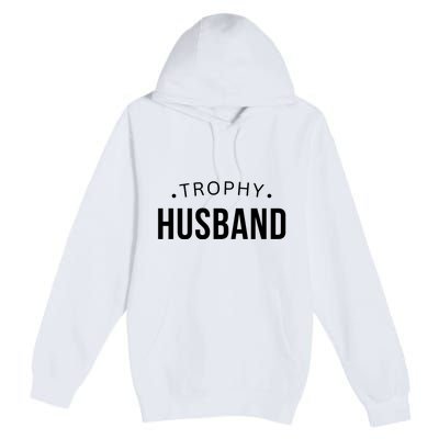 Husband Gift For Him Funny Husband Premium Pullover Hoodie