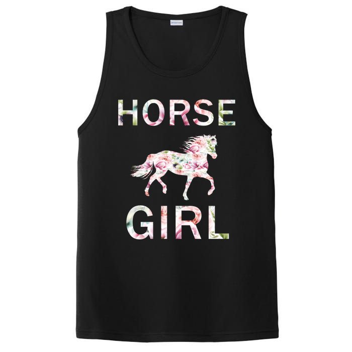 Horse Girl Floral PosiCharge Competitor Tank