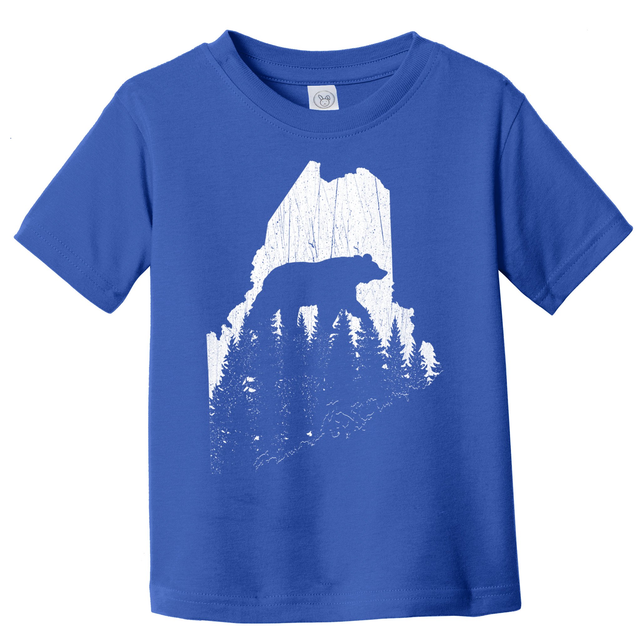 Hunting Gift For Maine Bear Pine Forest Outdoors Gift Toddler T-Shirt
