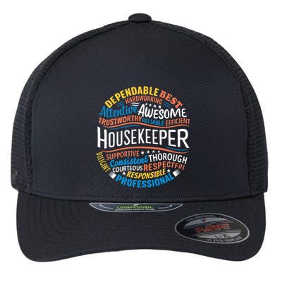 Housekeeper Gifts Funny Housekeeping Week Appreciation Flexfit Unipanel Trucker Cap