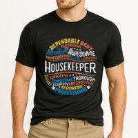 Housekeeper Gifts Funny Housekeeping Week Appreciation Cooling Performance Crew T-Shirt