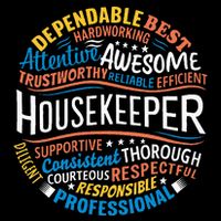 Housekeeper Gifts Funny Housekeeping Week Appreciation Cooling Performance Crew T-Shirt
