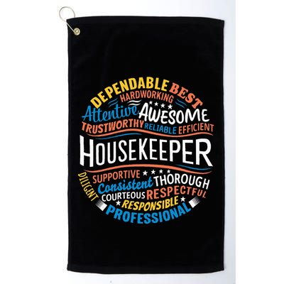Housekeeper Gifts Funny Housekeeping Week Appreciation Golf Towel