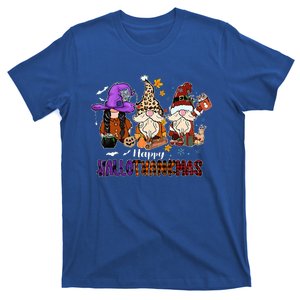 Holiday Gnomeis Festive Hallothankmas Celebration T-Shirt