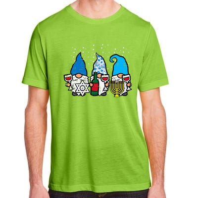 Hanukkah Gnomes Funny Chanukah Jewish Festival Mom  Adult ChromaSoft Performance T-Shirt