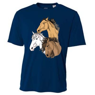 Horse Gifts For Girl Horse Shirts Women Love Riding Cooling Performance Crew T-Shirt