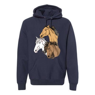 Horse Gifts For Girl Horse Shirts Women Love Riding Premium Hoodie