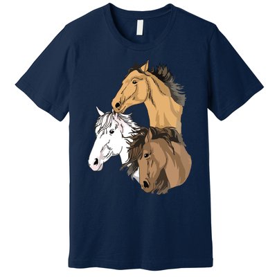 Horse Gifts For Girl Horse Shirts Women Love Riding Premium T-Shirt