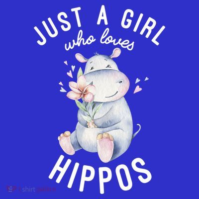 Hippo Gift For Girls Hippo Lover Gift Cute Hippo Cute Gift T-Shirt