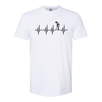 Heartfrequency Golfsport for Golfers Softstyle® CVC T-Shirt