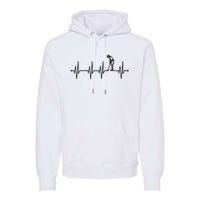 Heartfrequency Golfsport for Golfers Premium Hoodie