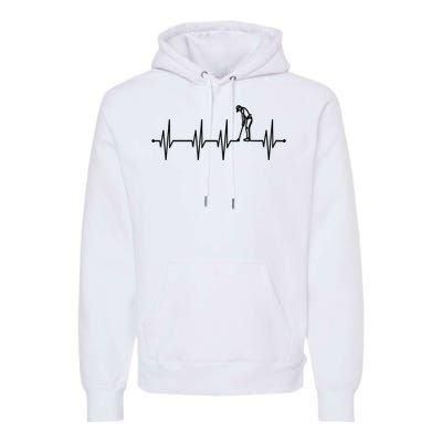 Heartfrequency Golfsport for Golfers Premium Hoodie