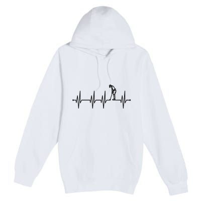 Heartfrequency Golfsport for Golfers Premium Pullover Hoodie