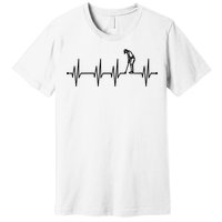 Heartfrequency Golfsport for Golfers Premium T-Shirt