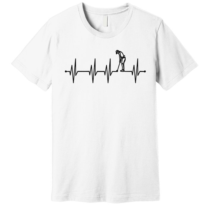 Heartfrequency Golfsport for Golfers Premium T-Shirt