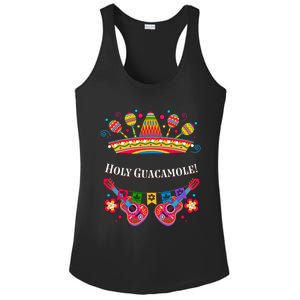 Holy Guacamole Funny Guac Humor Avocado Cinco De Mayo Gift Ladies PosiCharge Competitor Racerback Tank