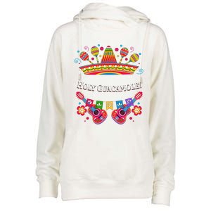 Holy Guacamole Funny Guac Humor Avocado Cinco De Mayo Gift Womens Funnel Neck Pullover Hood