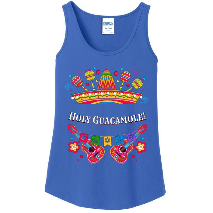 Holy Guacamole Funny Guac Humor Avocado Cinco De Mayo Gift Ladies Essential Tank