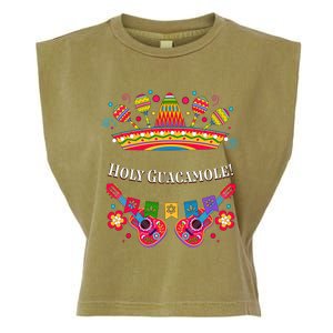 Holy Guacamole Funny Guac Humor Avocado Cinco De Mayo Gift Garment-Dyed Women's Muscle Tee