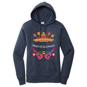 Holy Guacamole Funny Guac Humor Avocado Cinco De Mayo Gift Women's Pullover Hoodie