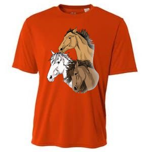 Horse Gifts For G 10 12 Horse Women Love Riding Cooling Performance Crew T-Shirt