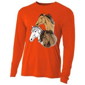 Horse Gifts For G 10 12 Horse Women Love Riding Cooling Performance Long Sleeve Crew