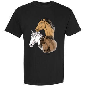 Horse Gifts For G 10 12 Horse Women Love Riding Garment-Dyed Heavyweight T-Shirt