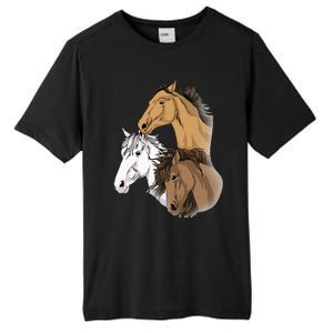 Horse Gifts For G 10 12 Horse Women Love Riding Tall Fusion ChromaSoft Performance T-Shirt