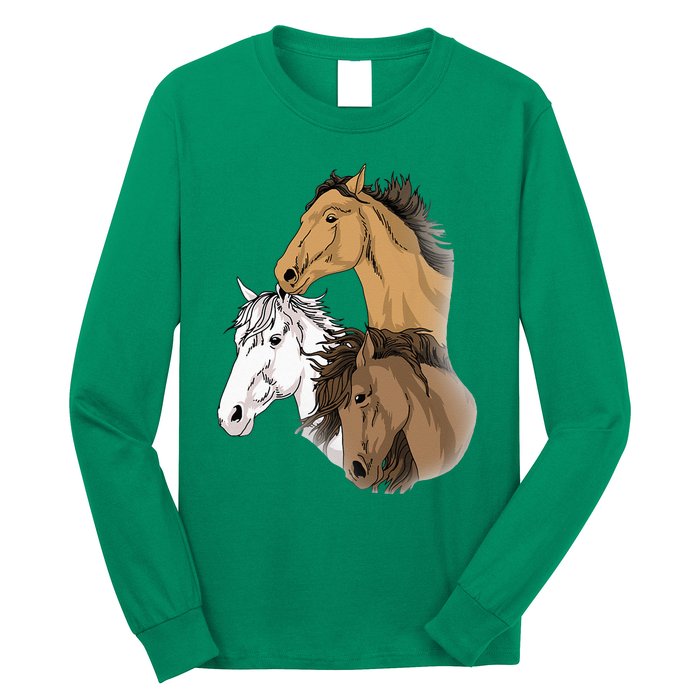 Horse Gifts For G 10 12 Horse Women Love Riding Long Sleeve Shirt