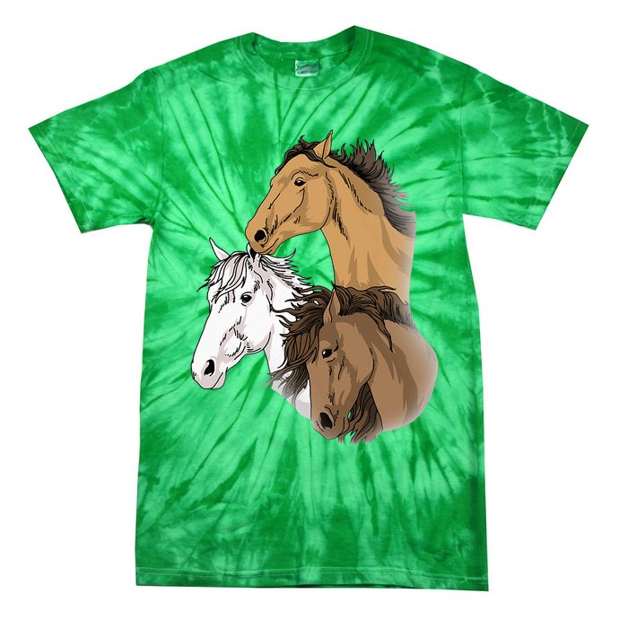 Horse Gifts For G 10 12 Horse Women Love Riding Tie-Dye T-Shirt