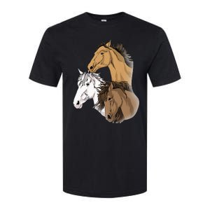 Horse Gifts For G 10 12 Horse Women Love Riding Softstyle CVC T-Shirt