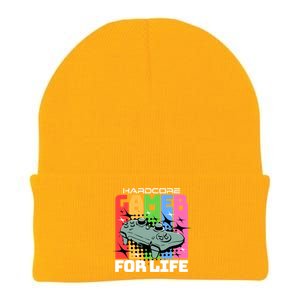 Hardcode Gamer For Life Funny Gaming Cool Gift Knit Cap Winter Beanie