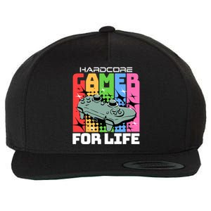 Hardcode Gamer For Life Funny Gaming Cool Gift Wool Snapback Cap