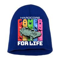 Hardcode Gamer For Life Funny Gaming Cool Gift Short Acrylic Beanie