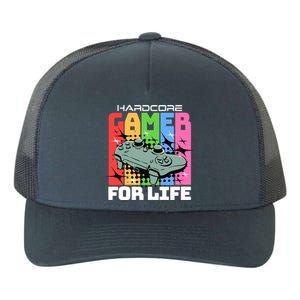 Hardcode Gamer For Life Funny Gaming Cool Gift Yupoong Adult 5-Panel Trucker Hat