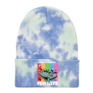 Hardcode Gamer For Life Funny Gaming Cool Gift Tie Dye 12in Knit Beanie