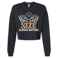 Hunting Gift For Hunter Cropped Pullover Crew